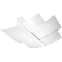 Sollux Lighting Celia Plafonnier décoratif encastré, blanc, 3x E27