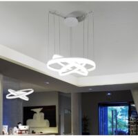 Leds-C4 GROK - Grand plafonnier LED intégré blanc