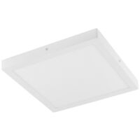 Italux Glissy Square - Plafonnier LED Moderne Blanc, Blanc Chaud 3000K 3145lm