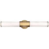 Elstead Hinkley Facet Applique de salle de bain LED intégrée Heritage Laiton, 3000K, IP44