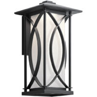 Ashbern Kichler Outdoor Lanterne Murale 1 Lumière Noir Texturé IP44