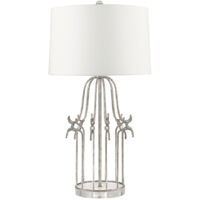 Elstead Stella - 1 lampe de table lumineuse argent, E27