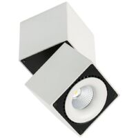 Italux Sevilla Square Ceiling 4000K - LED technique moderne monté en surface blanc, noir, blanc froid 4000K 2350lm