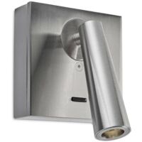 Leds-C4 Gamma - Lampe de lecture murale LED nickel satiné 175lm 2700K