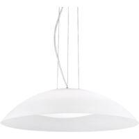 Ideal Lux Lena - Luminaire suspendu à 3 ampoules à dôme blanc, E27