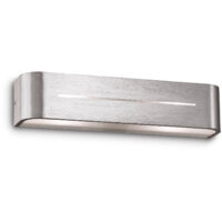 Ideal Lux Posta - Petite applique murale intérieure à 2 ampoules en aluminium, E14