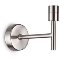 Ideal Lux SET UP Applique Nickel Sans Abat-jour