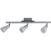 Plafonnier plafonnier chambre à coucher noir 3 lampes orientable LED