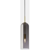 Suspension, Suspension Glam en verre fumé transparent en Verre, Leds C4