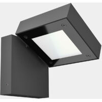 Lampade da parete IP66 Modis Opal Single LED 13.2 SW 2700-3200-4000K ON-OFF Grigio urbano 744lm