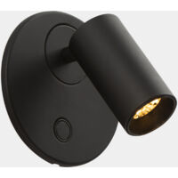 Lampada da lettura Chic LED 3.9 Bianco caldo - 2700K TOUCH DIMMING Nero 200lm