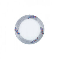 Kolarz SERENA - Plafonnier encastré à motif en verre design chrome poli - Motif Kiss Silver, 2x E27
