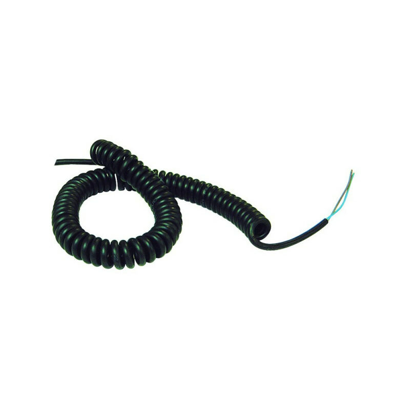 Cable spiralé 3G1 mm longueur 5 mètres blanc - 39,90€