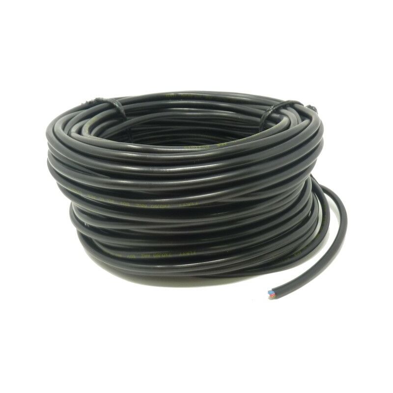 Cable spiralé 2x1 mm longueur 5 mètres - 62,40€