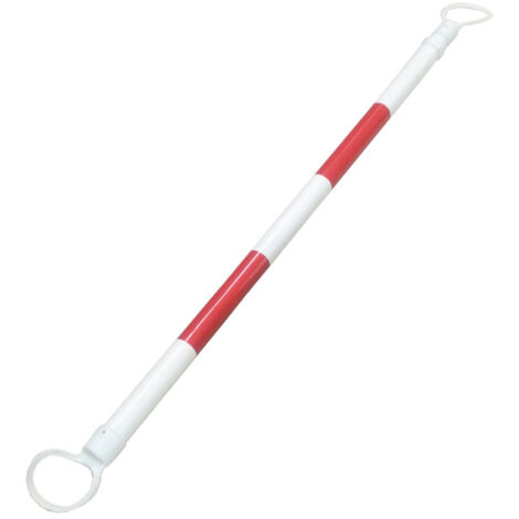 Maxter – Barrière extensible pour cônes – Longueur de 1.20 m à 2.10 m – Pour délimitation zones temporaires – Cône de signalisation professionnel