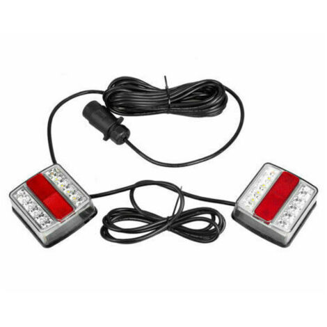 Maxter – Lanterne à LED 4M à poser – Alimentation 5 conducteurs – Fiche plastique 7 broches – Pour installations en extérieur