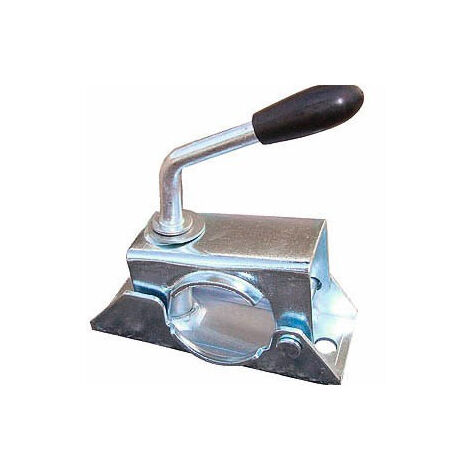 Maxter – Collier à boulonner 48 mm – Acier robuste pour fixation roue jockey remorque – Installation rapide et sécurisée