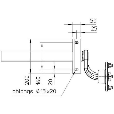 2 demi-essieux Remorque à Souder 750KG 4TR 100