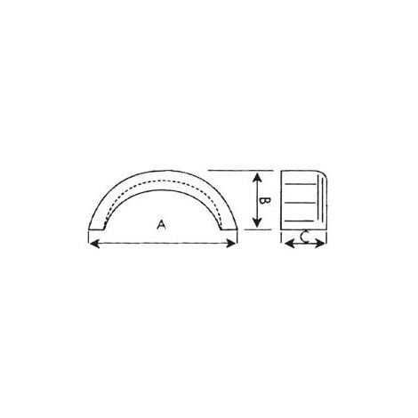 Garde Boue 13'' Rond - Galvanisé - Remorque