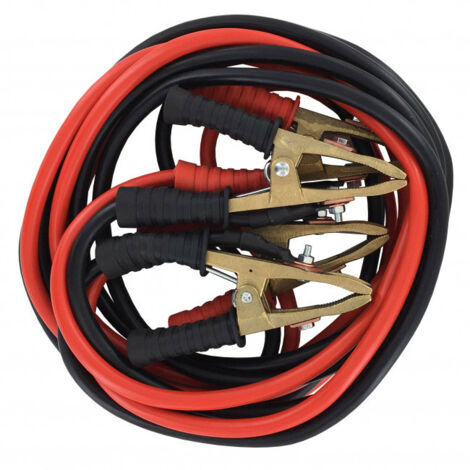 Câble de démarrage 35mm² 4,5 m – Intensité 700 A – Pinces en bronze – Adapté aux véhicules essence et diesel