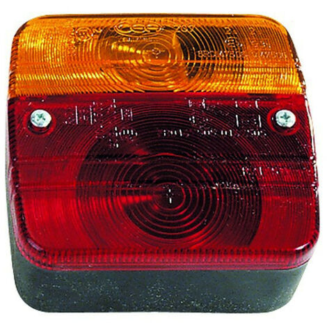 Cabochon pour feu arrière transparent – Plastique durable – Dimensions standard – Compatible avec ampoules LED et halogènes – Aj.Ba