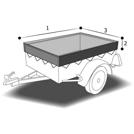 BACHE PLATE 2420 X 1350 X 70