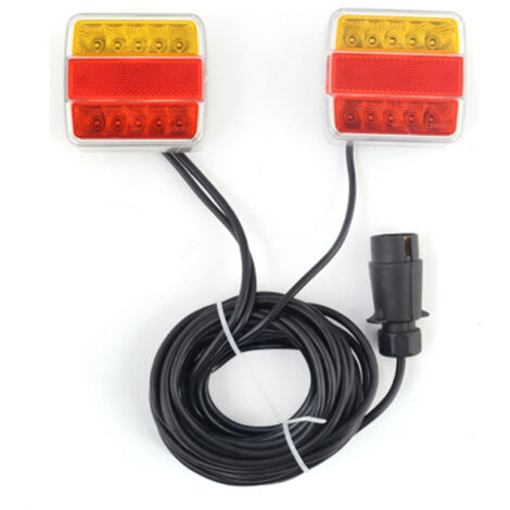 Equipement lanterne à LED alimentation 7,50 M - entre feux 2,50 m (blister) (1/4)
