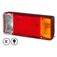 Feu arrière 4 fonctions 24V – Clignotant, stop, veilleuse, recul – Adaptable IVECO – Prise 5 pôles intégrée – SIM