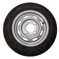 Maxter – Roue de remorque 145/80x13 – Jante 13 pouces, entraxe 130 mm, déport positif 20 mm – Charge 425 kg, vitesse 140 km/h