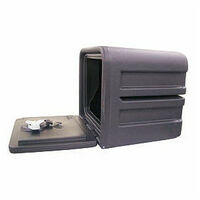 Coffre remorque en polyéthylène 400x370x350 mm – Résistance de -70°C à +100°C – Serrure intégrée pour sécurité accrue – Al-Ko