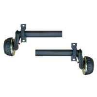 Maxter – Demi essieux freinés galvanisés 1600kg – 5 trous entraxe 140mm – Visserie fournie – Soudure sur mesure