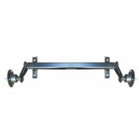 Maxter – Essieu remorque 750 kg 4 trous entraxe 115 mm – Pour remorque jusqu'à 750 kg – Montage facile – EAB à la demande