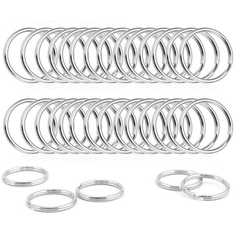 3 Llaveros Desmontables Con Liberación Rápida - Cuerpo De Latón, Ideales Para Organizar Llaves