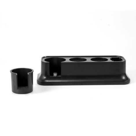 Portafiltros Para Espresso - Base Estable Ajustable, Compatible Con 51, 53 Y 58 Mm, Silicona Antideslizante, Color Negro