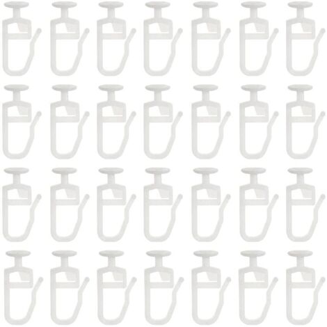 Comprar Ganchos Para Cortina Mainstays Plástico Transparente | Walmart