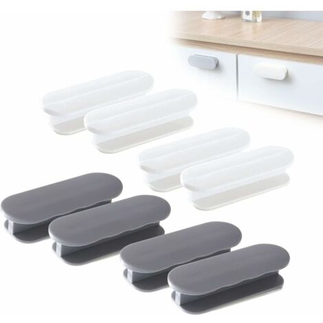 Manija Puerta Upvc Blanco Manija De Puerta Blanca Aluminio Upvc 48mm - Par Completo Con Tornillos, Eje Y Cassettes De Resorte Manijas Puerta Con Tornillos