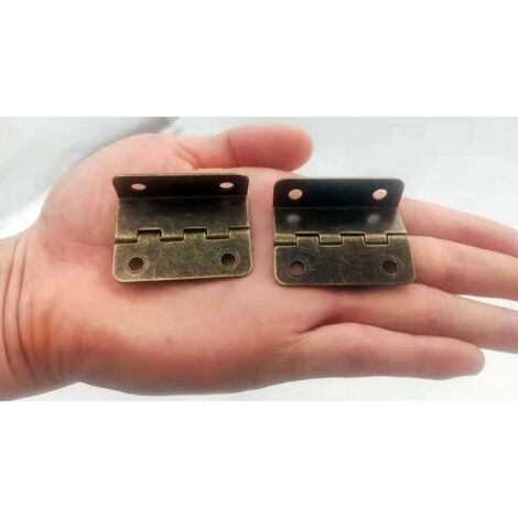 4 Bisagras Decorativas Vintage Esculpidas En Bronce Bisagra Para Muebles En Forma De T Para Puerta De Armario Caja De Herramientas Con Tornillos 98564851