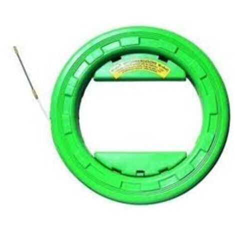 Aiguille tire fil nylon 20 mètres – Diamètre 4 mm – Tête flexible pour conduits occupés – 227001 – Agi Robur