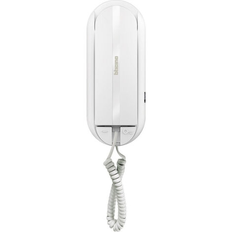 Legrand – Poste intérieur audio combiné Sprint L2 – Alimentation BUS SCS 18V – Compatible Bus 2 fils – Installation facile en saillie
