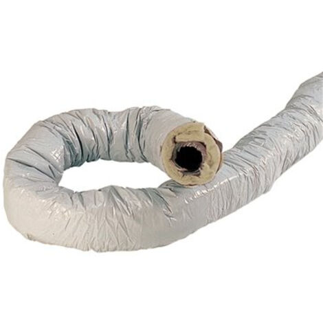 Atlantic – Gaine VMC souple isolée 160mm 6m – 423142 – PVC avec pare-vapeur – Calorifugée pour efficacité énergétique