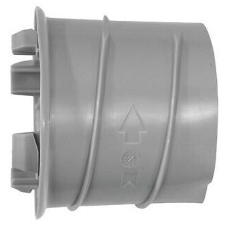 Atlantic – Piquage démontable Twist and Go 80 mm – Joint étanche inclus – Raccord VMC pour gaine ventilation – Installation rapide salle de bain