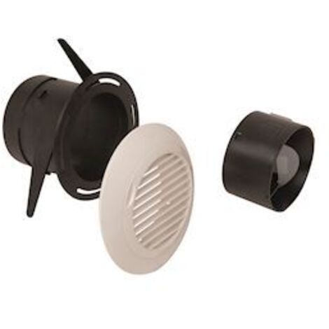 Aldes – Bouche VMC autoréglable diamètre 80 mm – Kit complémentaire WC EasyHOME BIP – Débit d'aspiration efficace – 11026040