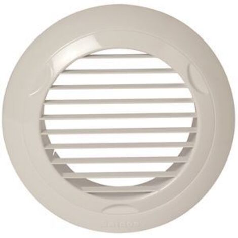 Aldes – Grille de ventilation fixe BIP 11022078 – Diamètre 125 mm – Débit 110 m³/h – Pour réseaux VMC simple et double flux