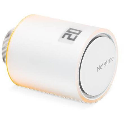 Tête thermostatique intelligente NAX-PRO – Détection fenêtre ouverte – Compatible 90% radiateurs – Application Netatmo Energy