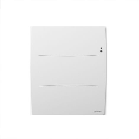 Atlantic – Radiateur à inertie connecté 750W horizontal – Aluminium avec façade chauffante – Pilotage intelligent – 503121