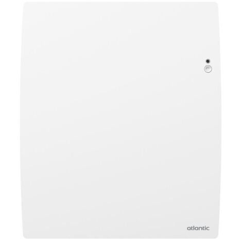 Atlantic – Radiateur à inertie bloc aluminium 500W horizontal – Façade chauffante blanc carat – Connectivité Cozytouch – 503119