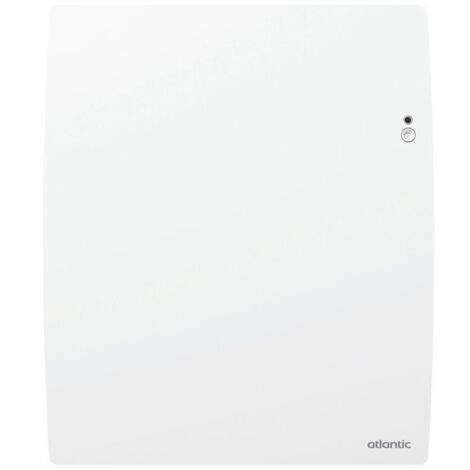 Atlantic – Radiateur à inertie 1000W vertical blanc carat – Aluminium – Façade chauffante – Compatible Cozytouch – 518416