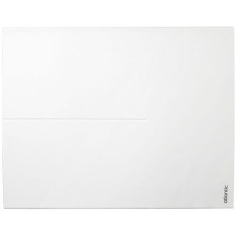Atlantic – Radiateur à inertie digital 1250W blanc – Corps en aluminium – Installation murale – Programmation personnalisable – 503111