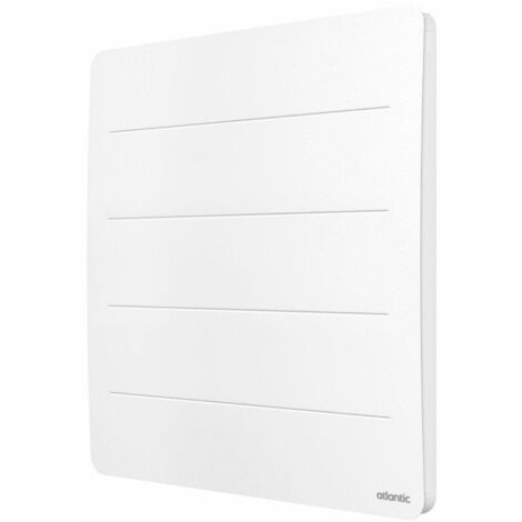 Atlantic – Radiateur à inertie fonte électrique horizontal 2000W blanc – Corps en fonte – Compatible application Cozytouch – 529919