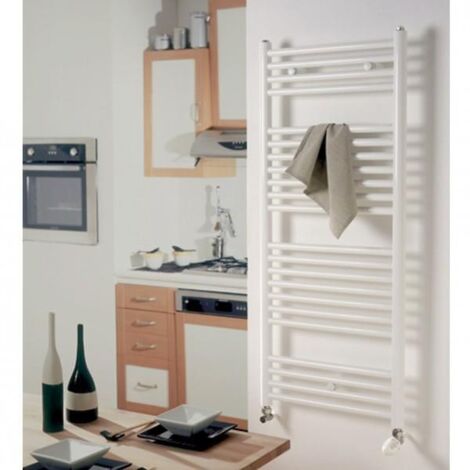 Acova – Sèche-serviette électrique 839W – Dimensions 600 x 1466 mm – Acier époxy anticorrosion – Montage réversible pour salle de bains - SL-150-060